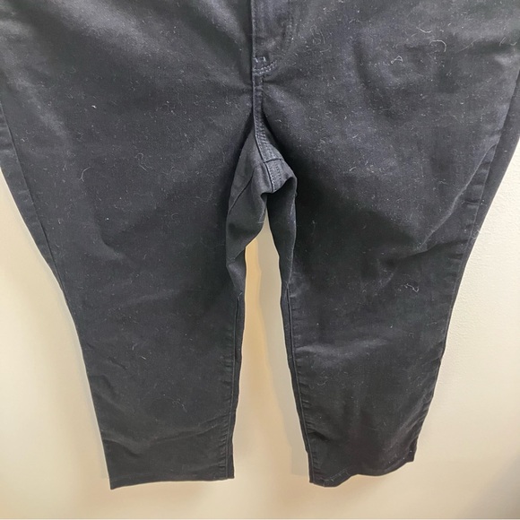 NYDJ Marilyn Straight Jeans with Lift Tuck Technology in Black Size 14 Petite - Picture 4 of 13